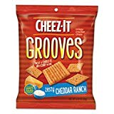 Cheez-it Grooves Crackers, Zesty Ranch, 3.25 Bag