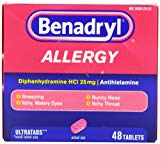 Benadryl Allergy Relief Ultratab Tablets, Diphenhydramine Hcl 25mg