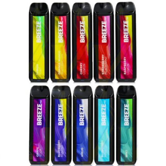 BREEZE SMOKE PRO 2000 PUFFS T.F.N DISPOSABLE VAPE POD
