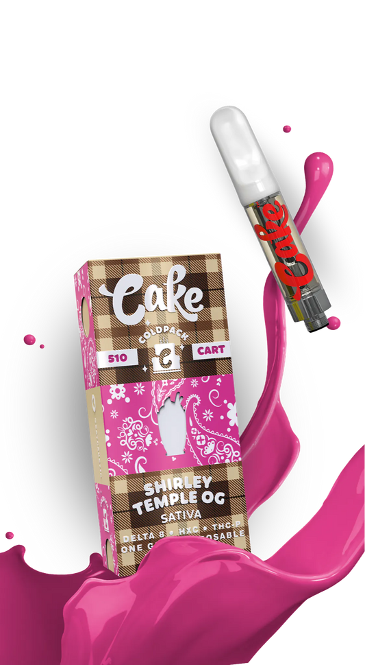 CAKE COLD PACK DELTA 8 + HXC + THC-P VAPE CARTRIDGE