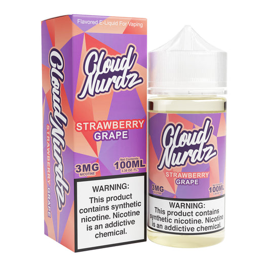 CLOUD NURDZ E-LIQUID VAPE E-JUICE 100ML