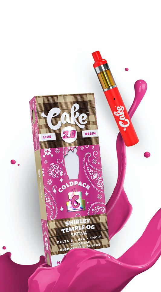 CAKE COLD PACK DELTA 8 + HXC + THC-P DISPOSABLE VAPE