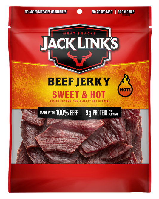 JACK LINK'S SWEET & HOT BEEF JERKY