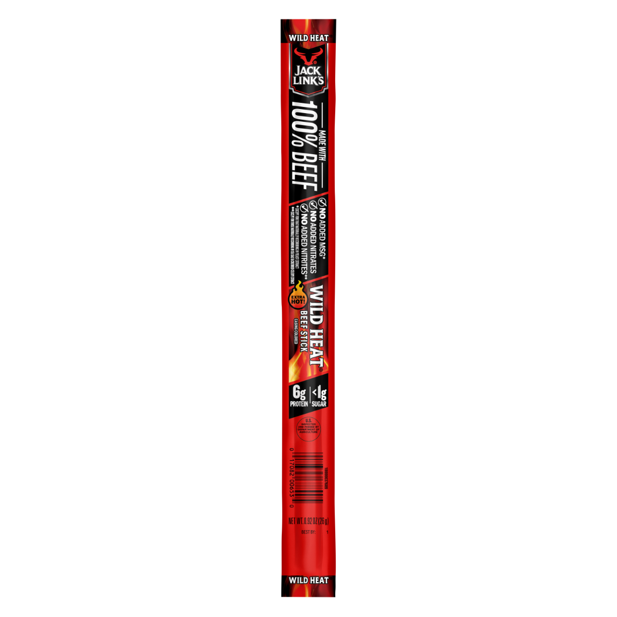 JACK LINK'S WILD HEAT BEEF JERKY STICK