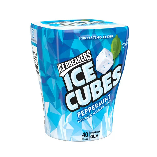 ICE BREAKERS ICE CUBES SUGAR FREE GUM
