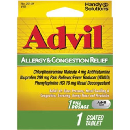 Advil 1945194 Allergy & Congestion Relief-1 Count