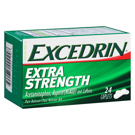 Excedrin Extra Strength: Extra Strength Caplets Pain Reliever/Pain Reliever Aid 24 Coated Caplets