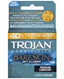 Trojan Sensitivity Bearskin Premium Latex Condoms - 3 Ea