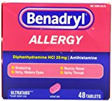 Benadryl Allergy Relief Ultratab Tablets, Diphenhydramine Hcl 25mg