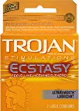 Trojan Ecstasy Ultra-smooth Lubricant Condoms - 3 Ea