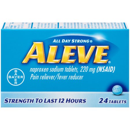 Aleve - Naproxen Sodium 220 mg Tablets 24 ct