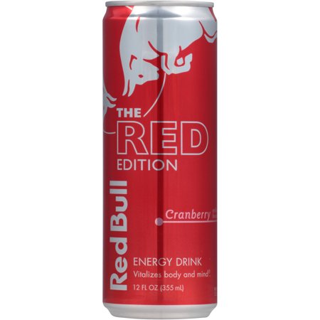 Red Bull The Red Edition Cranberry Energy Drink, 12 fl oz