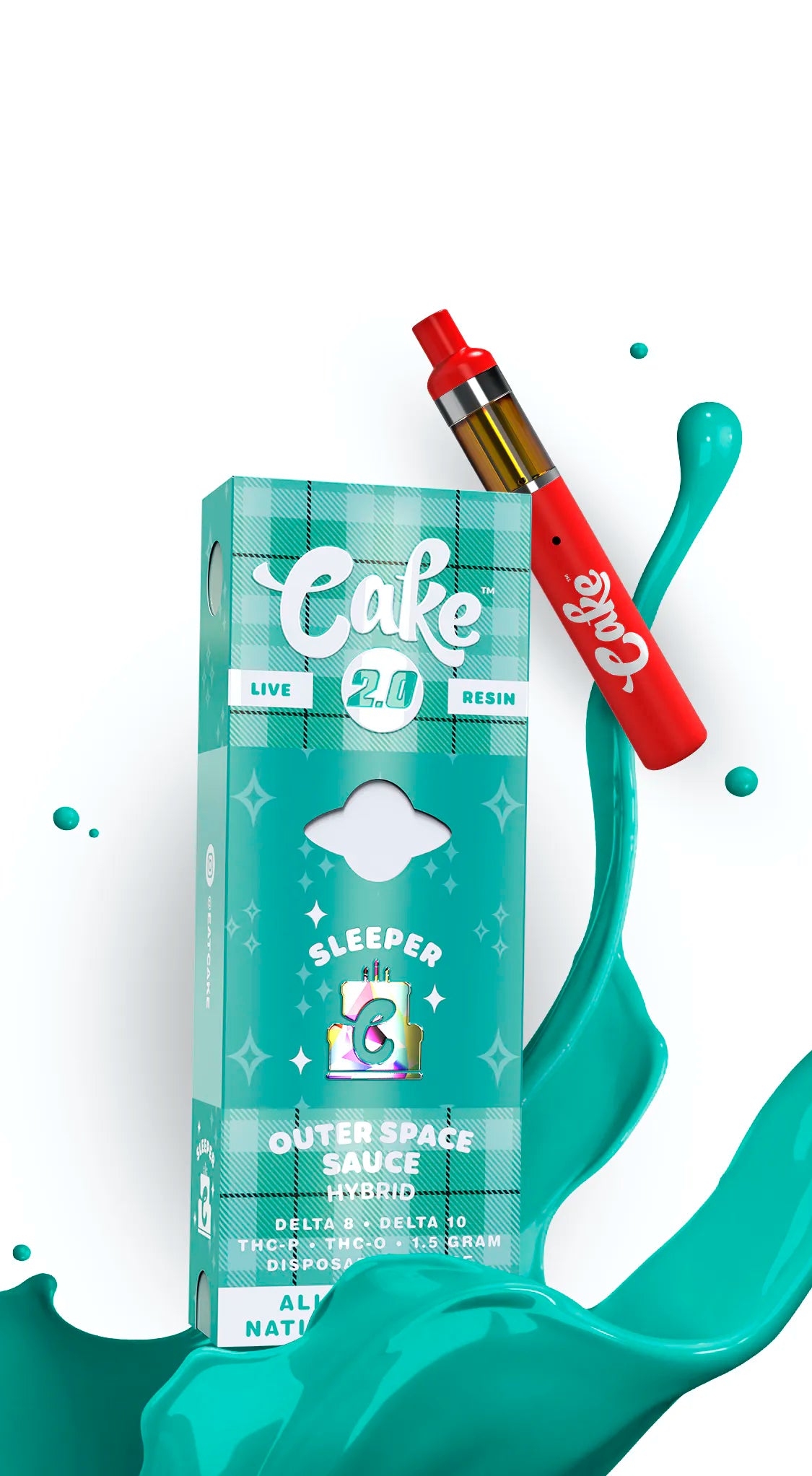 CAKE SLEEPER LIVE RESIN DISPOSABLE VAPE