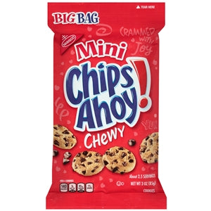 Nabisco Mini Chips Ahoy Chewy 3 Oz