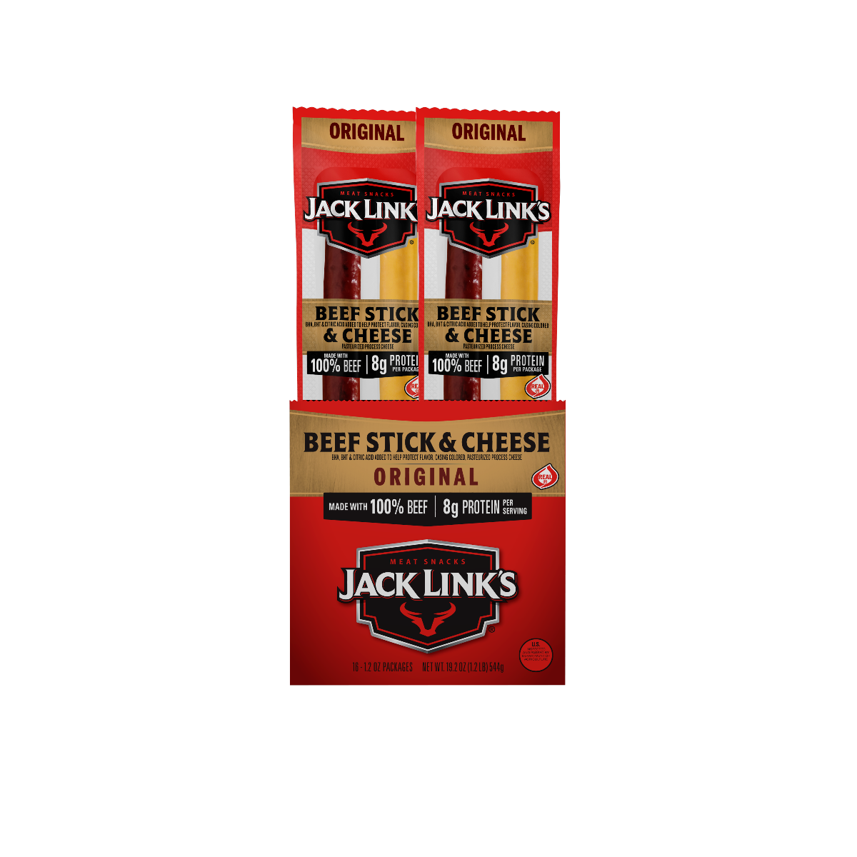 JACK LINK'S ORIGINAL BEEF JERKY & CHEESE