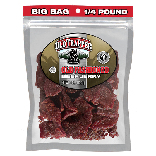 OLD TRAPPER TRADITIONAL STYLE BEEF JERKY - OLD FASHIONED