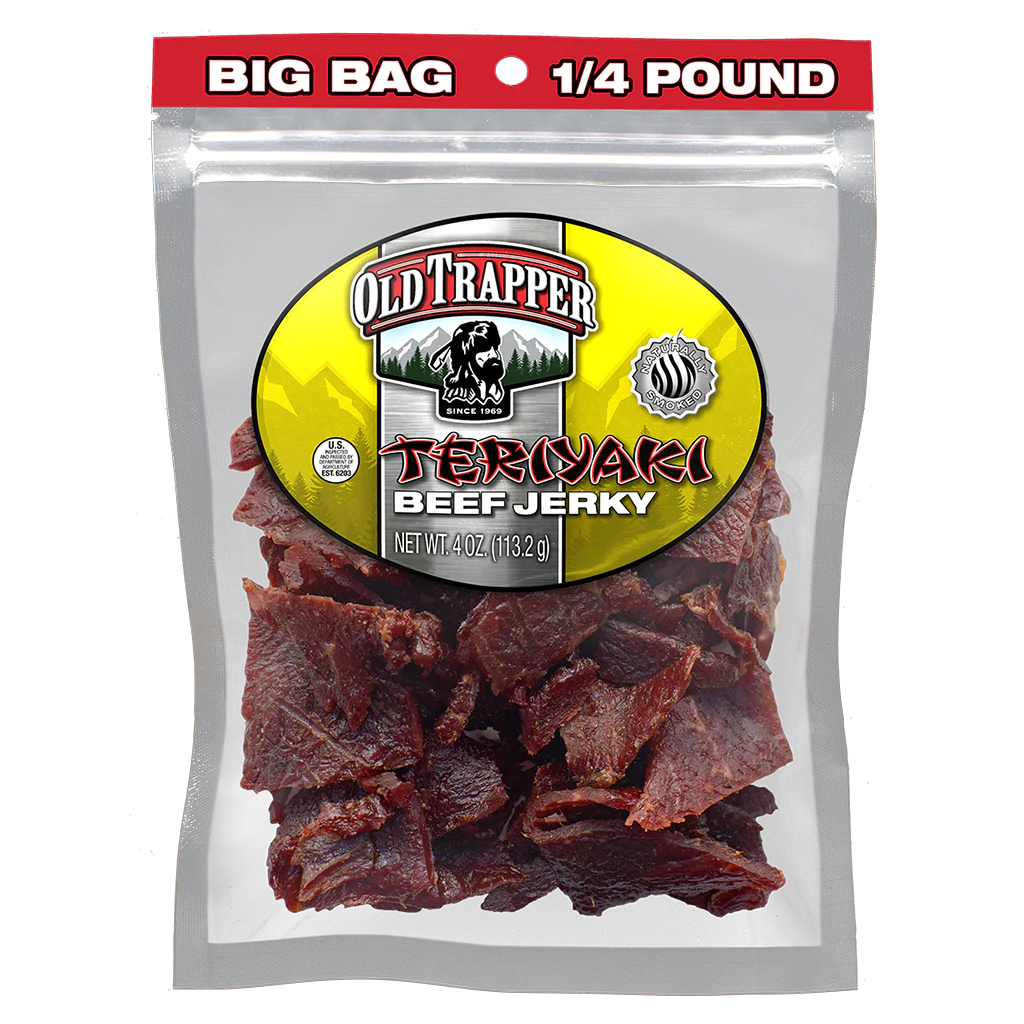 OLD TRAPPER TRADITIONAL STYLE BEEF JERKY - TERIYAKI