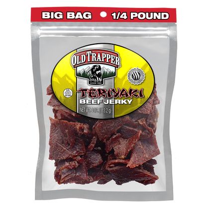 OLD TRAPPER TRADITIONAL STYLE BEEF JERKY - TERIYAKI