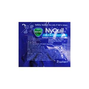 Vicks - NyQuil Cold & Flu Nighttime Relief-2 Count