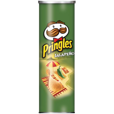 Pringles Jalapeno Potato Chip Crisps, 5.5 Oz