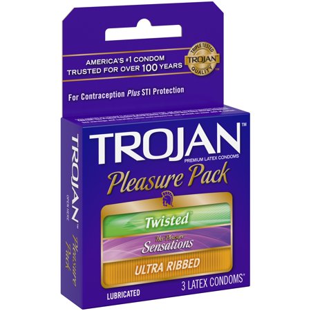 Trojan - Pleasure Pack Latex Lubricated 3.00 ct