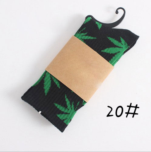 High Quality Weed Marijuana Life Socks For Women Men's Hip Hop Cotton Skateboard